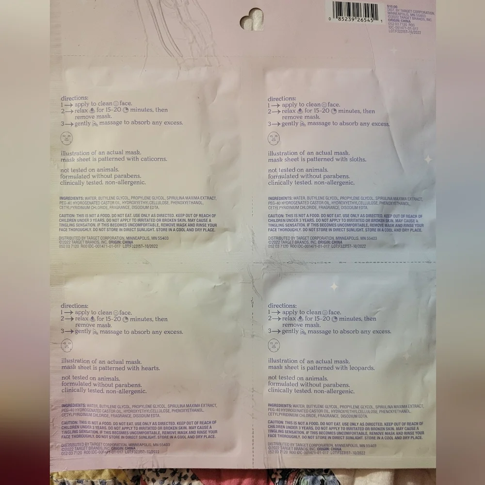 More than magic face mask sheet set